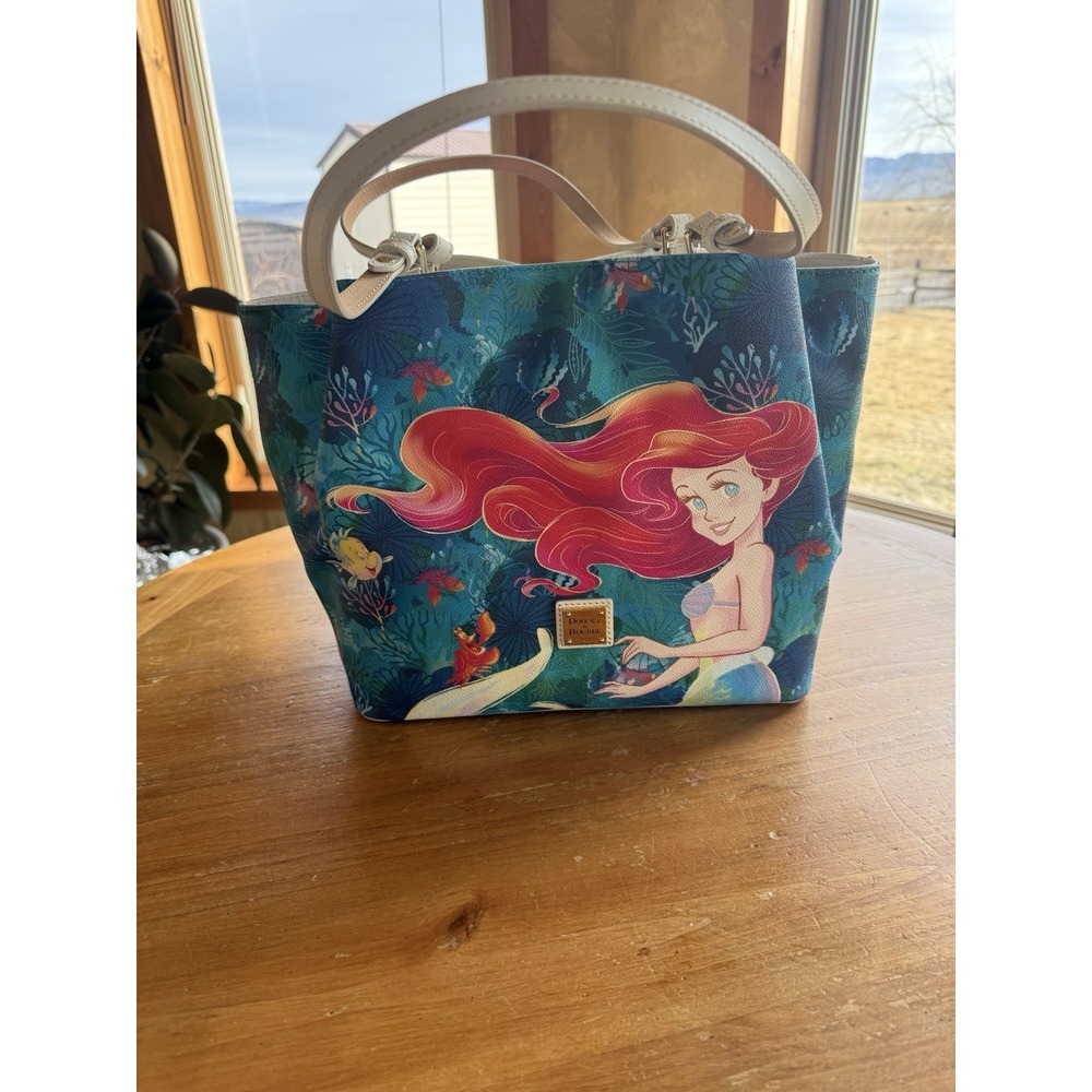 Disney Parks Dooney & Bourke Little Mermaid Ariel Purse Tote Bag NWT Rare HTF